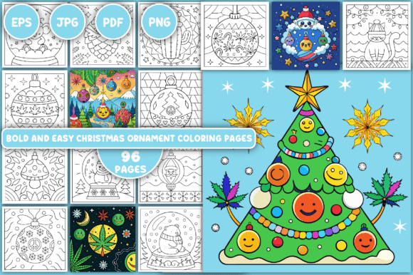 Download Christmas Ornament Coloring Pages - Pages Collection