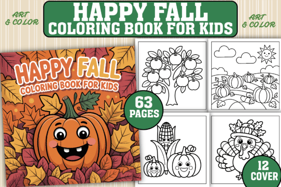 Download 63 Happy Fall Coloring Pages for Kids - Pages Collection