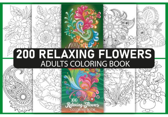 Download 200 Relaxing Flowers Coloring Pages - Pages Collection