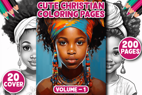 Download 200 Cute Christian Coloring Pages V - 1 - Pages Collection