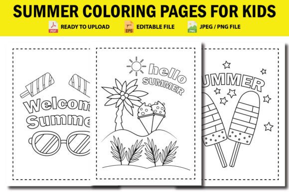 Download Summer Coloring Pages for Kids - Pages Collection