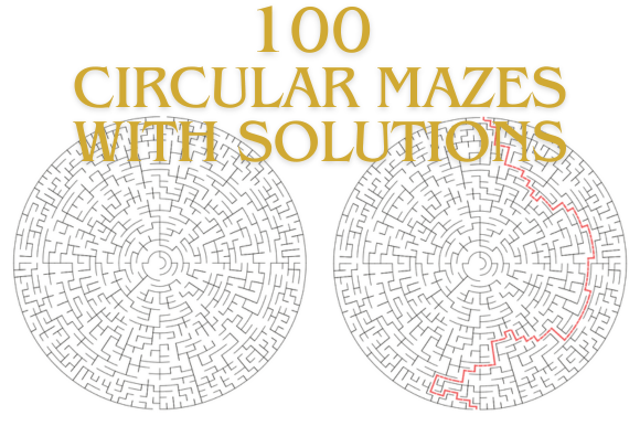 Download KDP Pages Mazes Circular with Solutions - Pages Collection