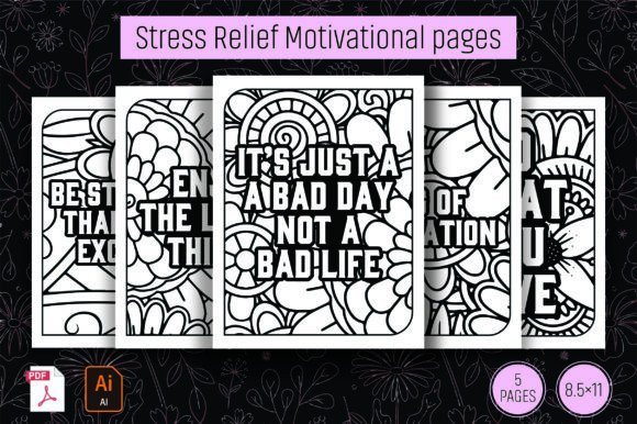 Download Stress Relief Motivational Pages - Pages Collection