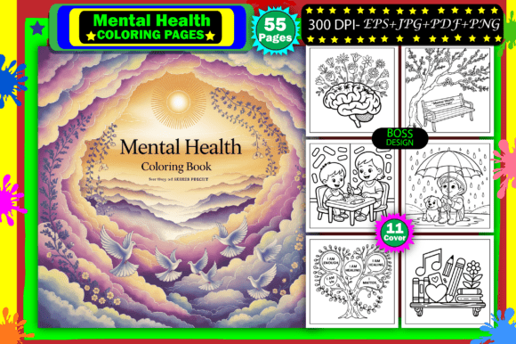 Download Mental Health Coloring Pages for Adults - Pages Collection