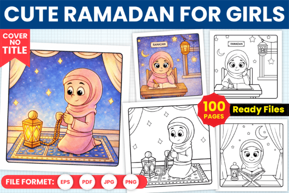 Download Cute Ramadan Coloring Pages for Girls - Pages Collection