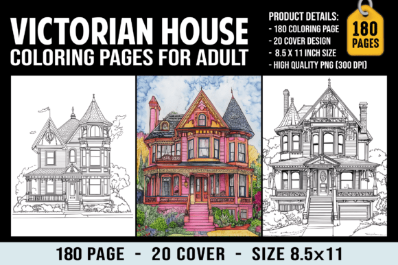 Download Victorian House Coloring Pages for Adult - Pages Collection
