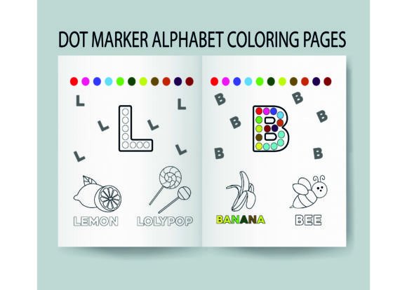 Download Kids DOT MARKER ALPHABET COLORING PAGES - Pages Collection