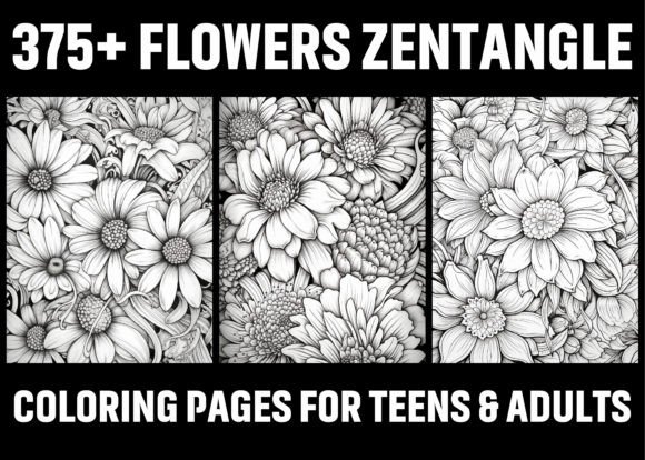 Download 375+ Flowers Zentangle Coloring Pages - Pages Collection