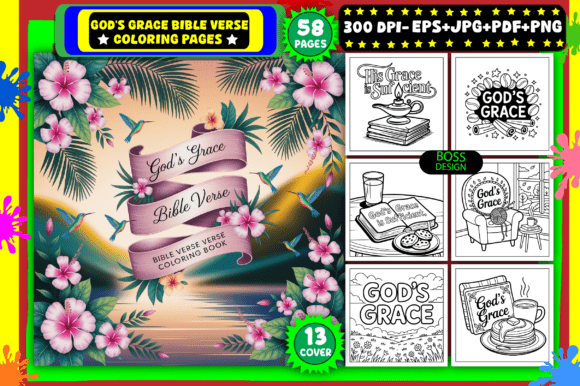 Download Grace Bible Verse Coloring Pages - Pages Collection