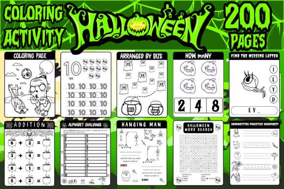 Download Halloween Activity Pages for Kids - Pages Collection