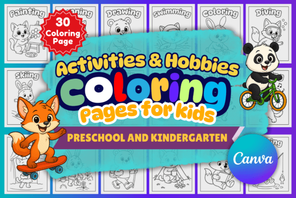 Download Learning Hobbies Coloring Pages for Kids - Pages Collection