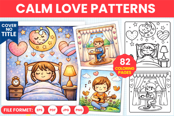 Download Calm Love Patterns Coloring Pages - Pages Collection