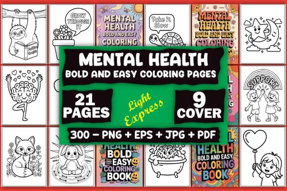 Download Mental Health Coloring Pages for Adults - Pages Collection