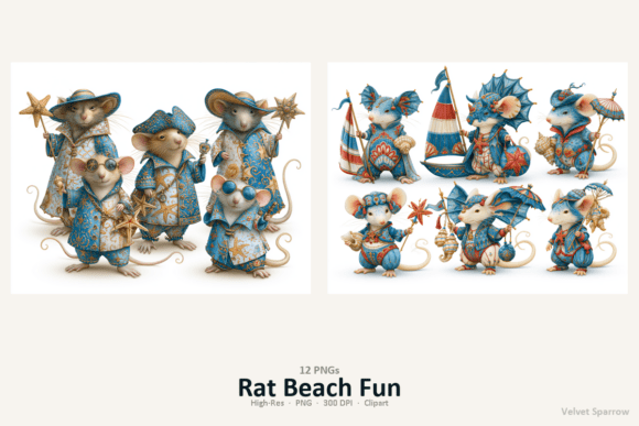 Download Rat Beach Fun - Rat Collection