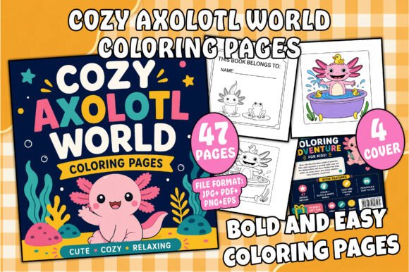 Download Cute Adorable Axolotl Coloring Pages - Pages Collection