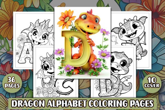 Download Dragon Alphabet Coloring Pages for Kids - Pages Collection