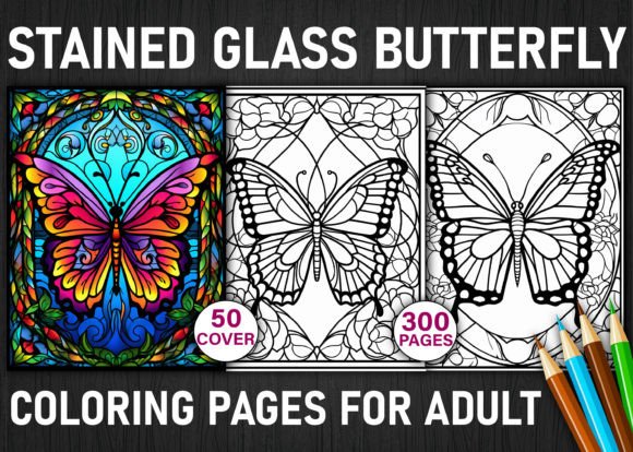 Download Stained Glass Butterfly Coloring Pages - Pages Collection