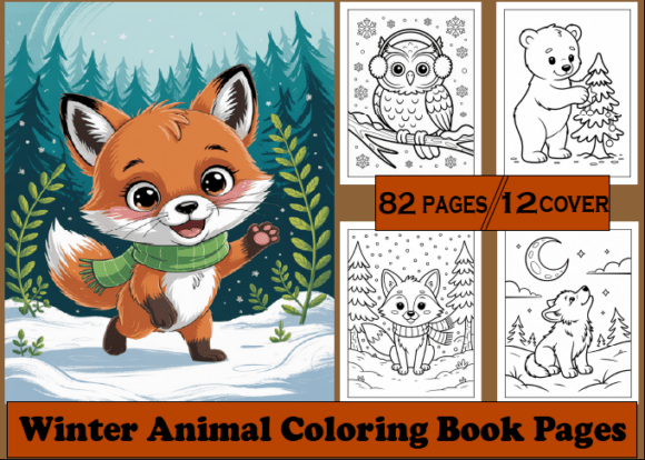 Download 82+ Winter Animal Coloring Book Pages - Pages Collection