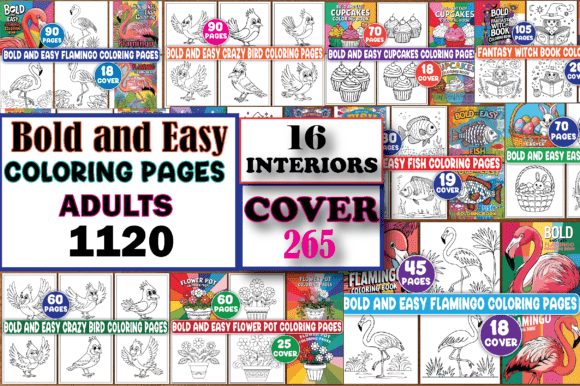 Download Bold and Easy Bundle Coloring Pages - Pages Collection