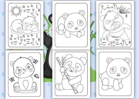 Download Cute Panda Coloring Pages for Kids - Pages Collection