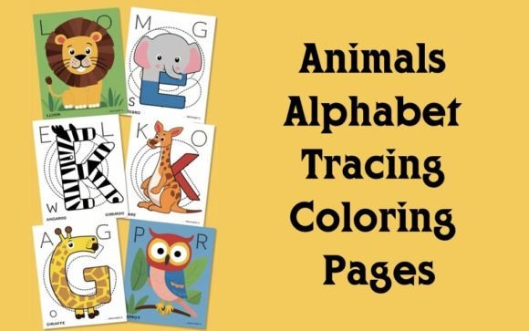Download Animals Alphabet Tracing Coloring Pages - Pages Collection