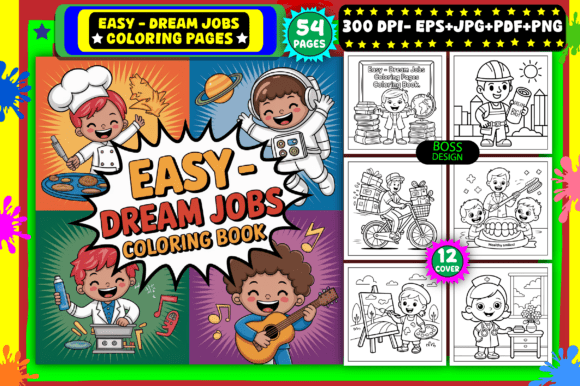 Download Easy - Dream Jobs Coloring Pages - Pages Collection