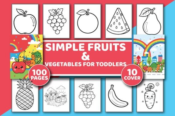 Download Simple Fruits &amp; Veggies for Toddler - Premium Resources