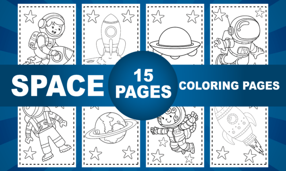 Download Space Coloring Pages for Kids - Pages Collection