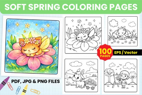 Download Soft Spring Coloring Pages for Teens - Pages Collection