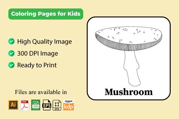 Download Mushroom Coloring Pages - Pages Collection