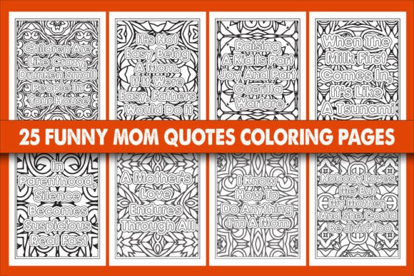 Download Funny Mom Quotes Coloring Pages - Pages Collection