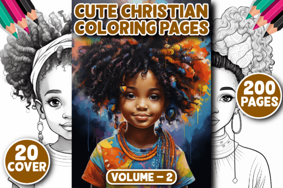 Download 200 Cute Christian Coloring Pages V - 2 - Pages Collection