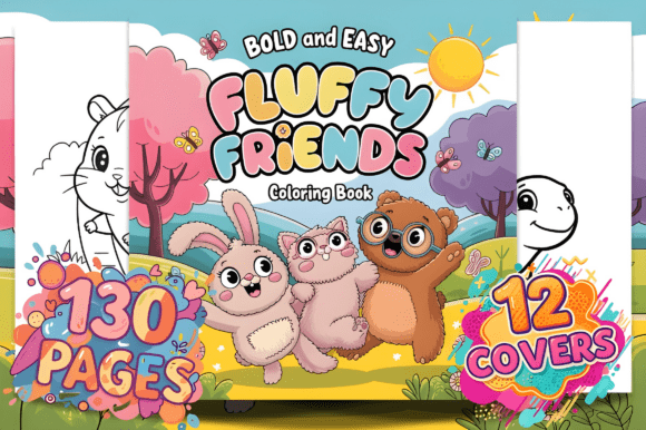 Download Bold Easy Fluffy Friends Coloring Pages - Pages Collection