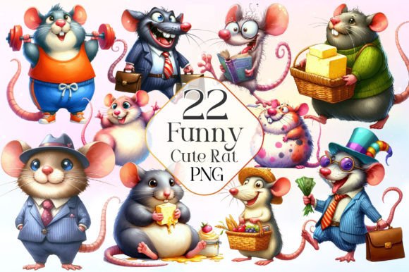 Download Funny Cute Rat Clipart - Cute Rat Png - Rat Collection