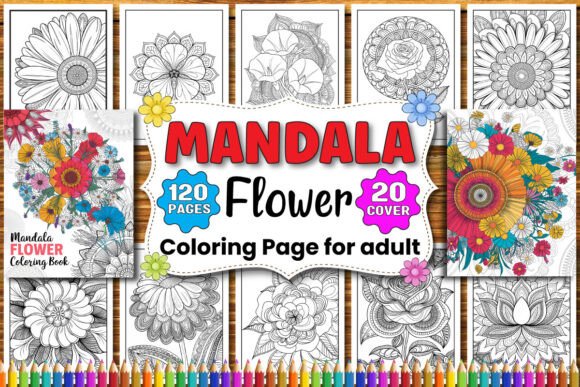 Download 120+ Mandala Flower Coloring Pages- KDP - Pages Collection