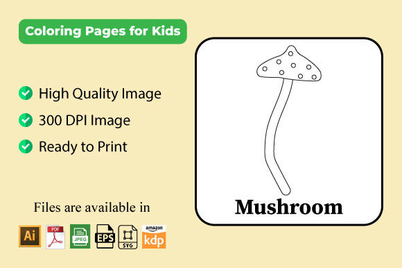 Download Mushroom Coloring Pages - Pages Collection