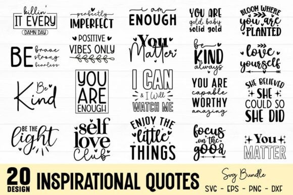 Download Inspirational Quotes Svg Bundle - Rat Collection