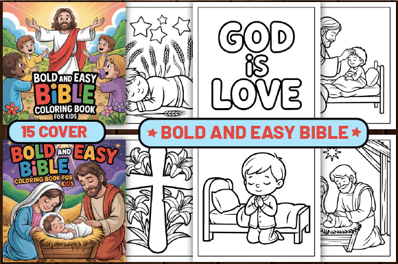 Download 76 Bold and Easy Bible Coloring Pages - Pages Collection