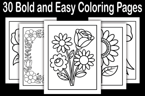 Download Bold and Easy Coloring Pages - Pages Collection