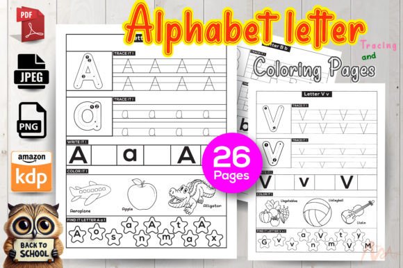 Download Alphabet Letter Tracing &amp; Coloring Pages - Pages Collection