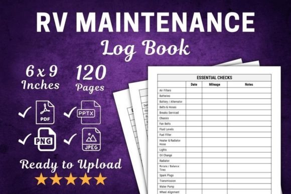 Download KDP Rv Maintenance Log Book - Premium Resources