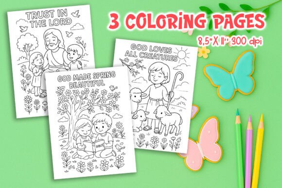 Download Spring Christian Kids Coloring Pages - Pages Collection