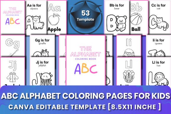 Download ABC Alphabet Coloring Pages for Kids - Pages Collection