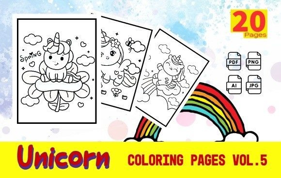 Download Cute Unicorn Coloring Pages for Girls - Pages Collection