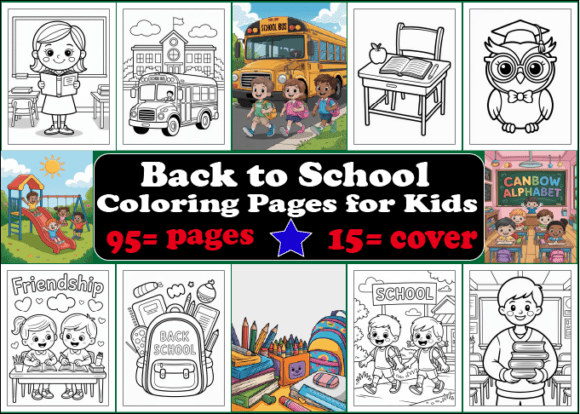 Download Back to School Coloring Pages for Kids - Pages Collection