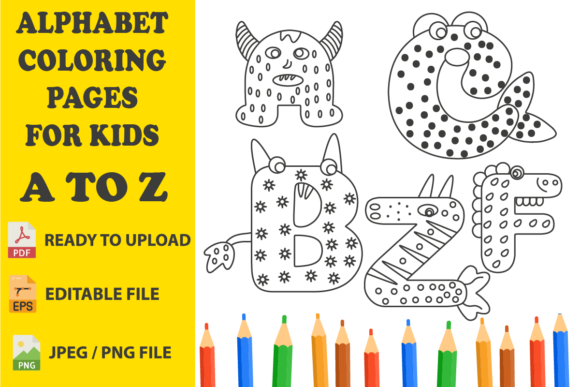Download Alphabet Coloring Pages for Kids a to Z - Pages Collection