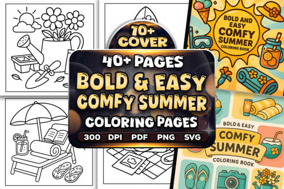 Download Easy Comfy Summer Coloring Pages - Pages Collection
