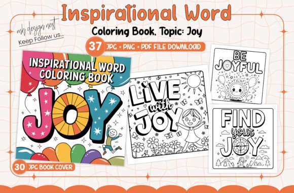Download Joy Inspirational Word Coloring Book - Rat Collection