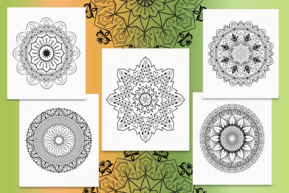Download Spiritual Mandala Coloring Pages, Vol-1 - Pages Collection