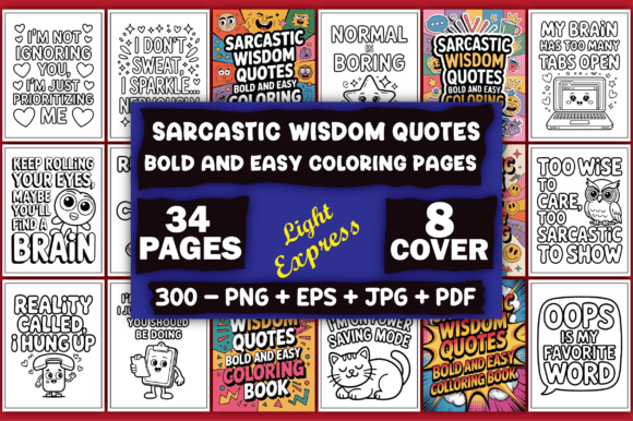 Download Sarcastic Wisdom Quotes Coloring Pages - Pages Collection